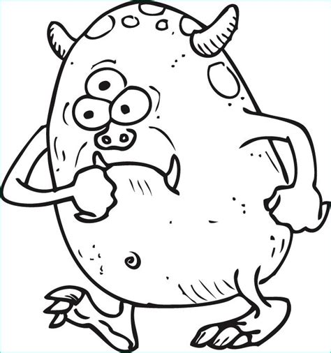 13 Nouveau De Coloriage Monstre Qui Fait Peur Photos  Coloriage