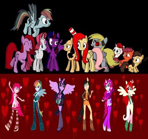 Elements Of Insanity Pony And Human My Little Pony Friendship My