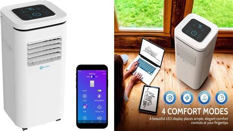The dehumidifier function quickly removes moisture from the air, and the fan option distributes cool air across the room. Portable Air Conditioner and Dehumidifier 3 - YouTube