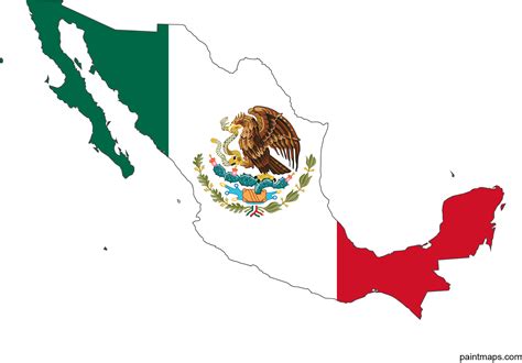 Mapa De Mexico Png