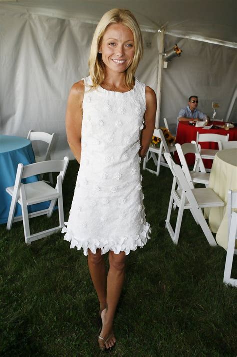 Kelly Ripa Workout Celebrities Female Celebs Summer Linen Dresses