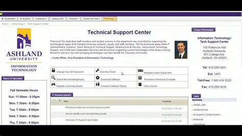 Myau Portal Tech Support Center Youtube