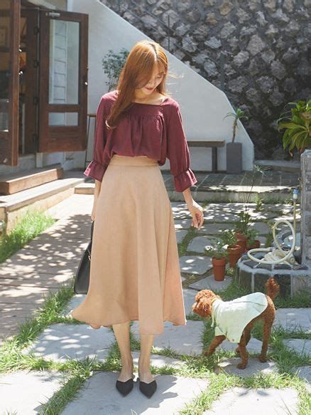 Check Out The Lastest Korean Clothes Fashion Style Trend High Quality Long Skirt By Makmaks