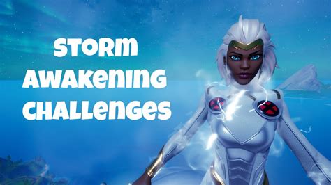 How To Complete All Storm Awakening Challenges Fortnite Youtube