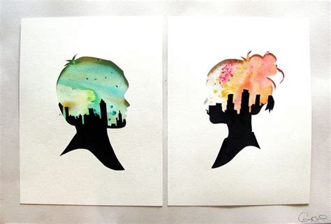 Silhouettes Arts And Crafts Paper Crafts Silhouette Art Cute Crafts Elementary Art Art