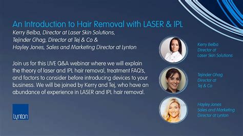 Lynton Lasers Free Webinar Introduction To Hair Removal With Laser