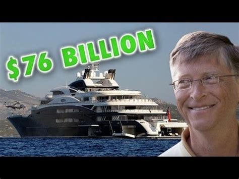 Comes with space for 14 guests, a. yacht-house for Bill Gates's $ 1.4 billion - YouTube