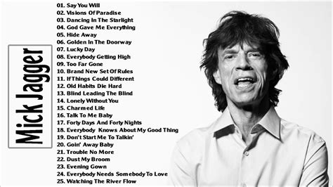 Mick Jagger Greatest Hits Best Of Mick Jagger Full Album 2021 Youtube