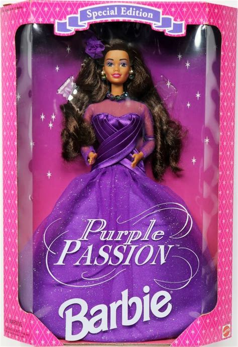 Purple Passion Black Barbie Doll Special Edition 13554 New Nrfb 1995 Mattel Mattel Dolls