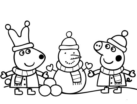 Peppa pig è un cartone animato britannico trasmesso in più stagioni a partire dal 2004 ed ancora in corso. Disegni Da Stampare E Colorare Peppa Pig
