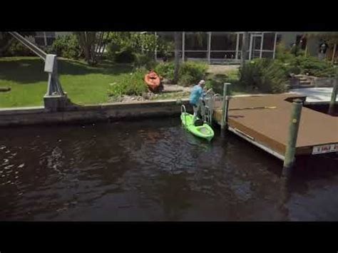 Bill golden has ove 28 years experience in the boat lift industry lifting everything from jet ski&＃039;s to yachts and even the occasional sea plane. Pin on Kayak Storage