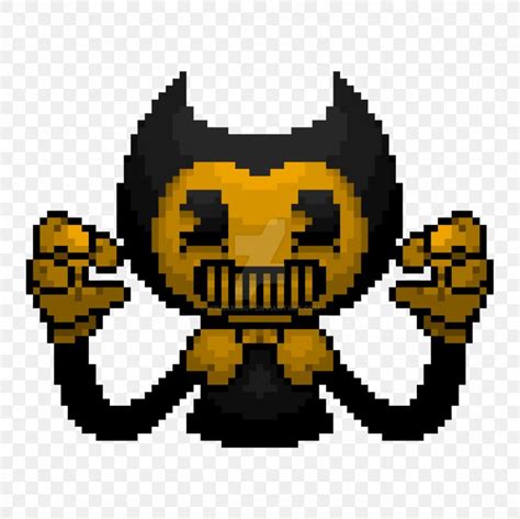 Bendy And The Ink Machine 8 Bit Pixel Art Png 1600x1600px Bendy And