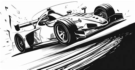 Yarış Arabası Boyama Sayfaları 15 Yeni Hızlı Araba Çizimi
