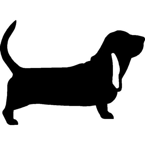 Basset Hound Silhouette At Getdrawings Free Download