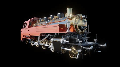 3d Br86 Steam Locomotive Animation Turbosquid 1161825
