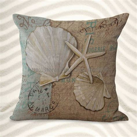 The color breakdown of our collection's are listed below. US Seller-beach coastal seashell starfish cushion cover ...