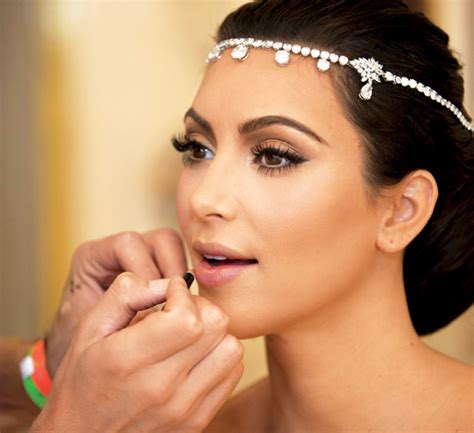 Fashion Beauty Glamour Kim Kardashian S Wedding Makeup Tutorial