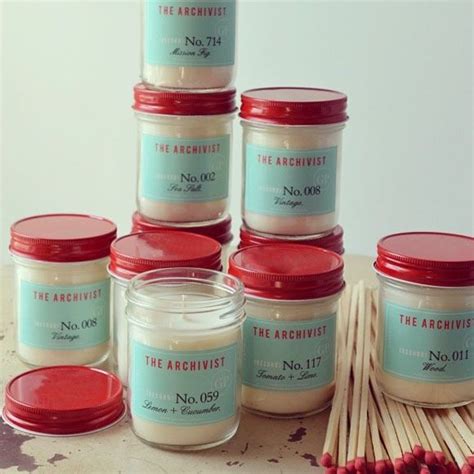 The Archivist Collection Candles Hand Poured In Small Batches Hand