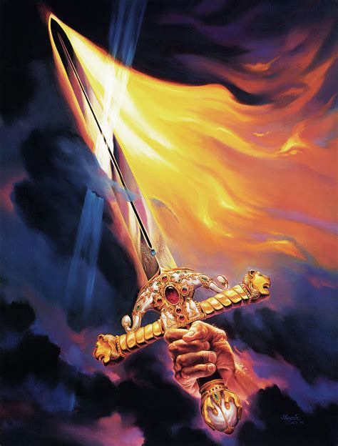 Sword Of The Spirit Painting By Jeff Haynie Pixels