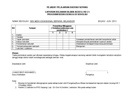 Check spelling or type a new query. Contoh borang laporan denggi