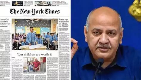 Manish Sisodia On New York Times Paid News Claims Delhi Bjp