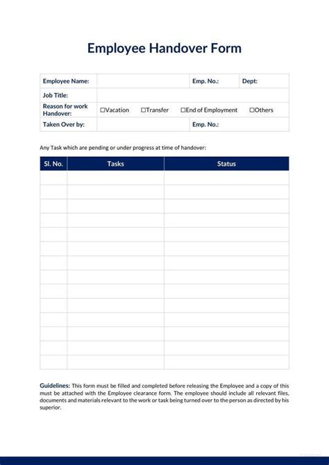 Project Handover Checklist Template Excel Template Collections