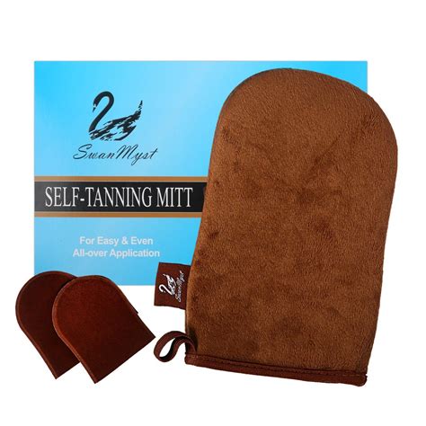 SwanMyst Double Sided Soft Microfiber Self Tanning Applicator For