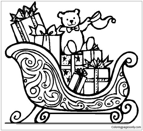 Christmas Gifts Coloring Pages - Christmas Gifts Coloring Pages