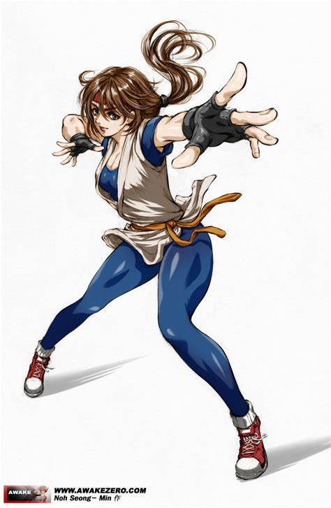 Yuri Sakazaki The King Of Fighters And 1 More Drawn By Nohseong Min