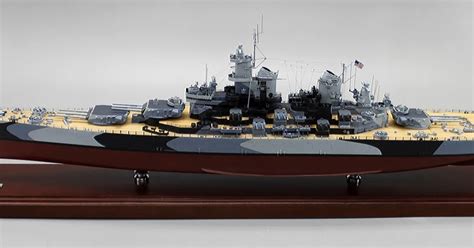 Sd Model Makers Uss Missouri Battleship Model