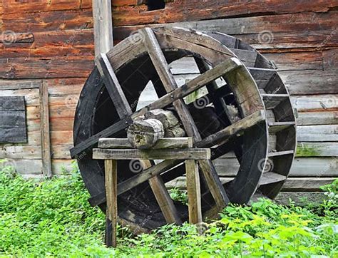 Vintage Water Mill Wheel Stock Photo Image Of Mechanism 74836548