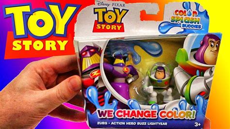 4 Color Changers Toy Story Splash Water Toys Disney Pixar Buzz