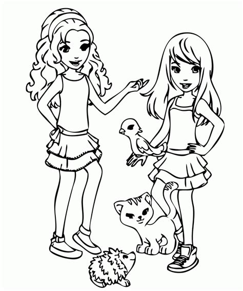 More images for lego friends coloring pages 2018 » Lego Friends Coloring Pages to download and print for free