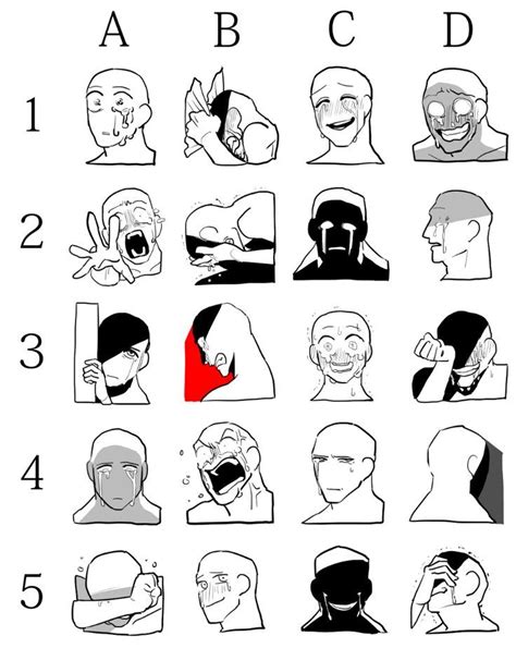 Creepy Face Challenge Meme 2 By Bloodcatqueen Drawing
