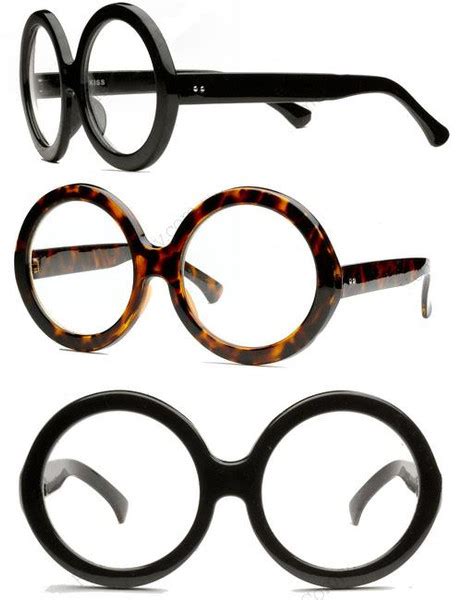Oversized Round Thick Glasses