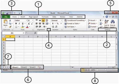 Mengenal Tampilan Dan Fungsi Lembar Kerja Microsoft Excel Gambaran