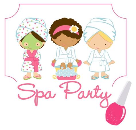 Spa Party Clip Art Library