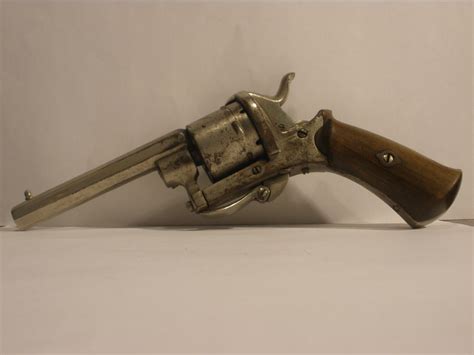 Belgian Double Action Pinfired Revolver Late 19th Century