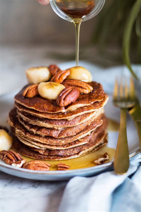 Recette De Pancakes La Banane Et Flocons D Avoine Breakfast Smoothie