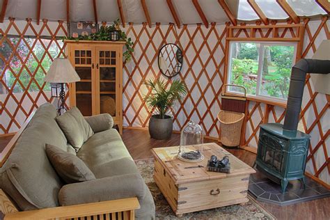 Yurts are basically portable, outdoor structures that resemble huge round tents. What's Your Yurt Decorating Style? - Pacific Yurts