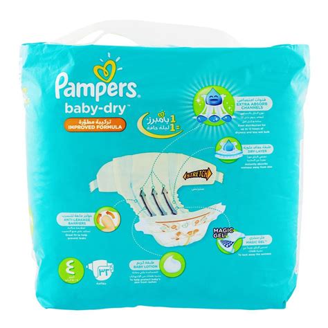 Purchase Pampers Baby Dry No 4 Maxi 9 18 Kg 32 Pack Online At Best