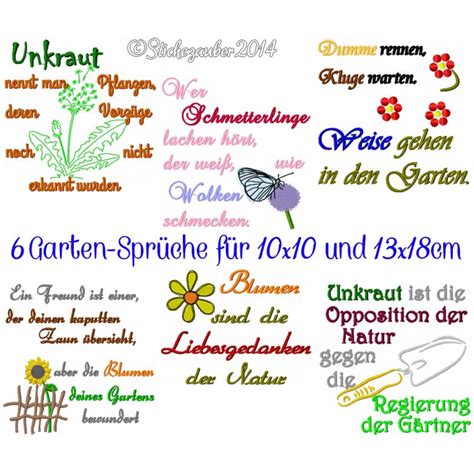Sammlung von brigitte dirr • zuletzt aktualisiert: Garten-Sprüche 10x10 und 13x18cm