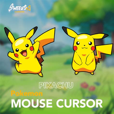 Pokemon Pikachu Cursor Sweezy Custom Cursors