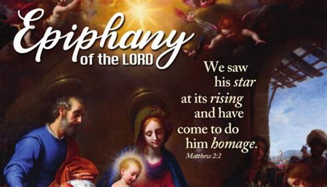 Bulletin For The Epiphany Of The Lord