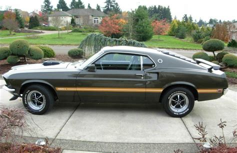 1969 Ford Mustang Black Jade