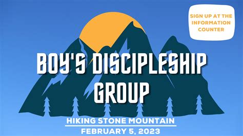 Boys Discipleship Group Calvary Chapel Stone Mountain