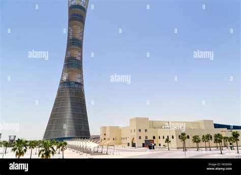 The Torch Doha Aspire Tower The Tallest Structure In Qatar Stock
