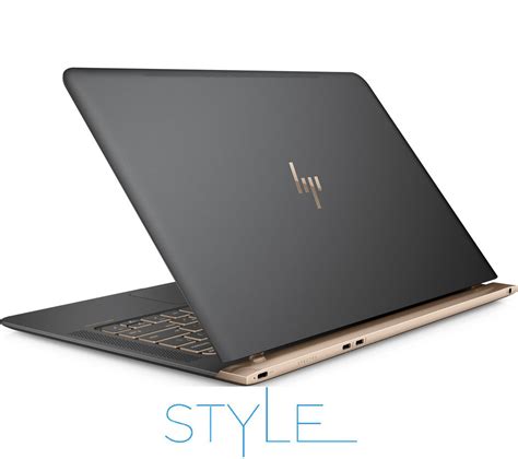 Hp Spectre 13 V050na 133 Laptop Dark Grey And Copper