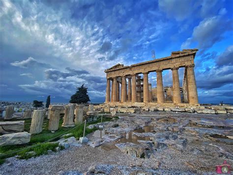 Acropoli Partenone Atene Viaggiare Uno Stile Di Vita