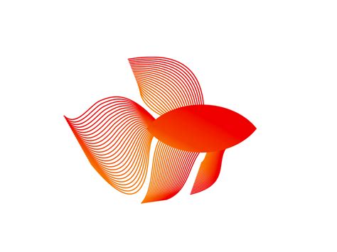 Red Fish Logo Design Mark For Games Developer Studio By Alex Tass